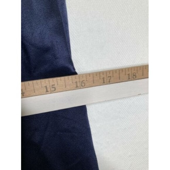 Iris & Ink Womens Sleeveless Twisted Knot At Waist Dress Navy Blue Size10 - Picture 8 of 12